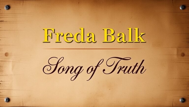 freda balk songoftruth author